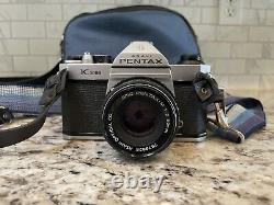 ASAHI PENTAX K1000 35MM FILM CAMERA 50MM F2 LENS Excellent Working Condition