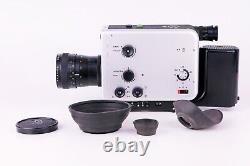 Braun Nizo 561 Macro Silver super 8 movie camera 7-56mm F/1.8 with battery mod