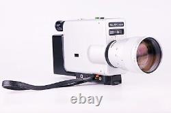 Braun Nizo 801 Macro Silver super 8 movie camera 7-80mm F/1.8 with battery mod