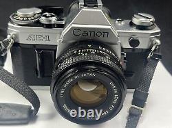 Canon AE-1 35mm Film SLR Camera withFD 50mm 11.8 Lens