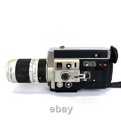 Canon Auto Zoom 1014 Electronic Super 8 8mm Film Movie Camera TESTED WORKING