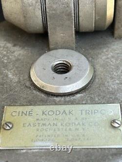 Cine-Kodak Special 16mm Movie Camera On Original Kodak Tripod Art Deco