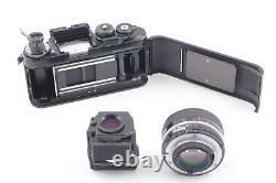 Exc+4 withCase Nikon F3 HP & Ai 50mm f/1.4 Lens 35mm SLR Film Camera From Japan