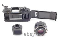 Exc+5withHOOD Canon NEW F-1 eye level 35mm Film Camera N FD 50mm F1.4 Lens JAPAN