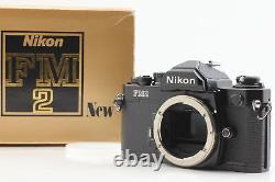 MINT WithBox Nikon NEW FM2 FM2N Black 35mm SLR Film Camera From JAPAN