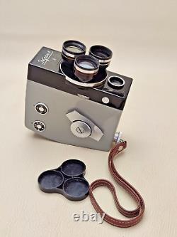 Mini movie camera Vintage movie camera Screen 4 Collectible Soviet camera 8 mm