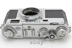 N MINT+++? Nikon S2 Silver Film Camera Nikkor S C 5cm 50mm f/1.4 From JAPAN