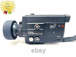N Mint+ withHood Canon 512XL Auto Zoom Electronic Super8 Film Camera from Japan