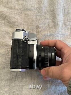 PENTAX K1000 35mm Film Camera & 50mm f/2 Pentax-M Lens Tested Very Good Shape