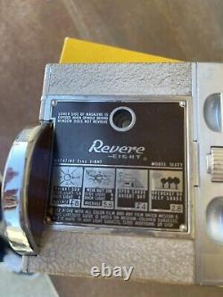 Revere Eight 8 Model 60 8mm Film Movie Camera