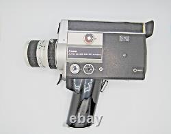 Vintage Canon Auto Zoom 518 SV Super 8 Movie Camera + Canon C-8 Lens