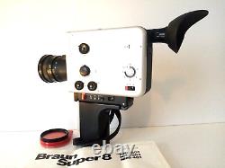 Vintage Design Braun Nizo 481. Super 8 Movie Camera & Original Case