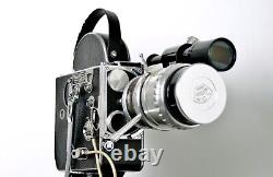 Vintage Paillard Bolex H-16 LEADER Movie Camera Body Runs with PAN CINOR