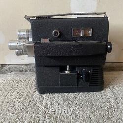 Vintage Wittnauer WD 400 8mm Cine Twin Movie Camera Projector + Case Accessories
