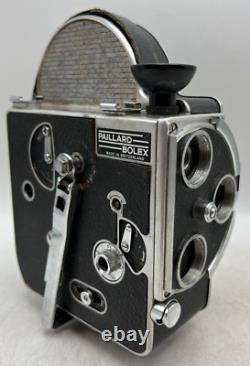 1941-1943 Paillard Bolex Suisse H16 Caméra de cinéma à film 16mm nécessitant un entretien général.
