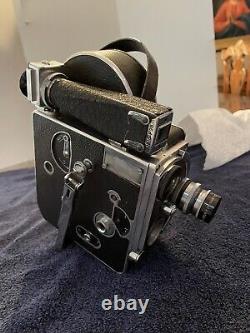 Ancienne caméra de film vintage Bolex H-16 Non-Reflex 16mm (fonctionnelle)
