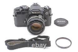 Appareil photo Nikon FM noir 35mm + objectif Ai Nikkor 50mm f/1.4 en excellent état de conservation, provenant du Japon