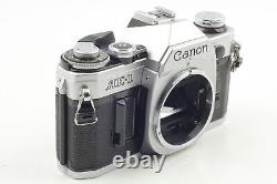 Appareil photo argentique Canon AE-1 quasiment neuf avec objectif FD 50mm f1.4 et flash Speedlite en provenance du Japon.