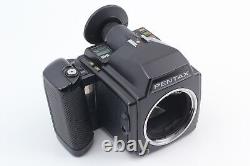 Appareil photo argentique Pentax 645 avec objectif SMC A 80-160mm f4.5, dragonne MINT, dos film 120, JAPON