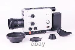 Braun Nizo 481 Argent caméra de film super 8 8-48mm F/1.8 avec mod de batterie