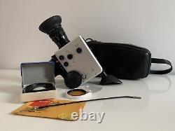 Braun Nizo 481 Macro Silver super 8 caméra de film 8-48mm F/1.8 Ensemble Complet.