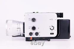 Braun Nizo 801 Macro Argent super 8 caméra de cinéma 7-80mm F/1.8 avec modification de batterie