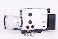 Braun Nizo 801 Macro Argent super 8 caméra de cinéma 7-80mm F/1.8 avec modification de batterie