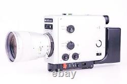 Braun Nizo 801 Macro Silver super 8 caméra de cinéma 7-80mm F/1.8 avec mod de batterie.