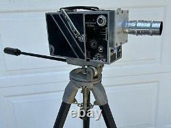 Caméra de cinéma Cine-Kodak Special 16mm sur trépied original Kodak Art Déco