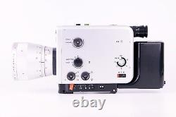 Caméra de cinéma super 8 Braun Nizo 801 Macro Silver 7-80mm F/1.8 avec modification de batterie