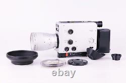 Caméra de cinéma super 8 Braun Nizo 801 Silver avec objectif 7-80mm F/1.8 et modification de la batterie