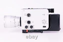 Caméra de cinéma super 8 Braun Nizo 801 Silver avec objectif 7-80mm F/1.8 et modification de la batterie