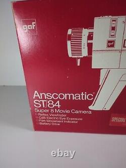Caméra de film Super 8 GAF Anscomatic ST/84 neuve de vieux stock