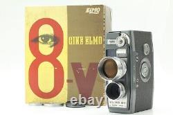 Exc+5 Dans la boîte Elmo 8-V 8V Double Turret Movie Film Camera du Japon