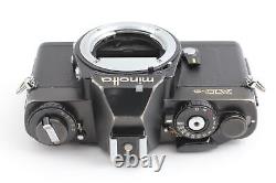 Exc+5 Minolta XD-S 35mm Appareil photo reflex argentique noir avec MC Rokkor 50mm 1.4 De JAPAN