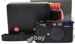 Leica M6 Classic Appareil photo télémétrique argentique noir Réédition 10557 TOUT NEUF