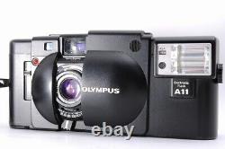 Menthe! Appareil photo argentique télémétrique Olympus XA+A11 35mm du JAPON