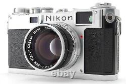 N MINT+++ ? Appareil photo argentique Nikon S2 Nikkor S C 5cm 50mm f/1.4 en provenance du JAPON