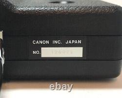 Rare ! Canon Single 8 518 SV Auto Zoom 8mm Film Movie Camera JAPAN en français.