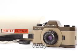 Rare? MINT? Pentax Auto 110 Safari Maroon SLR Film Camera withCase From JAPAN<br/>Rare? Comme neuf? Appareil photo reflex argentique Pentax Auto 110 Safari Maroon avec étui du JAPON