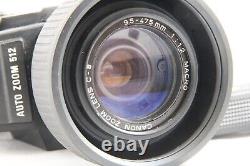 Superbe caméra de film Super 8 Canon 512XL Auto Zoom testée #4799